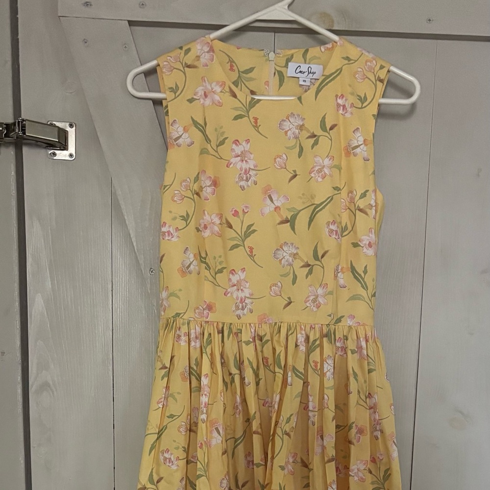 Coco Shop Wi Floral Maxi Cornelia Dress NWOT XS